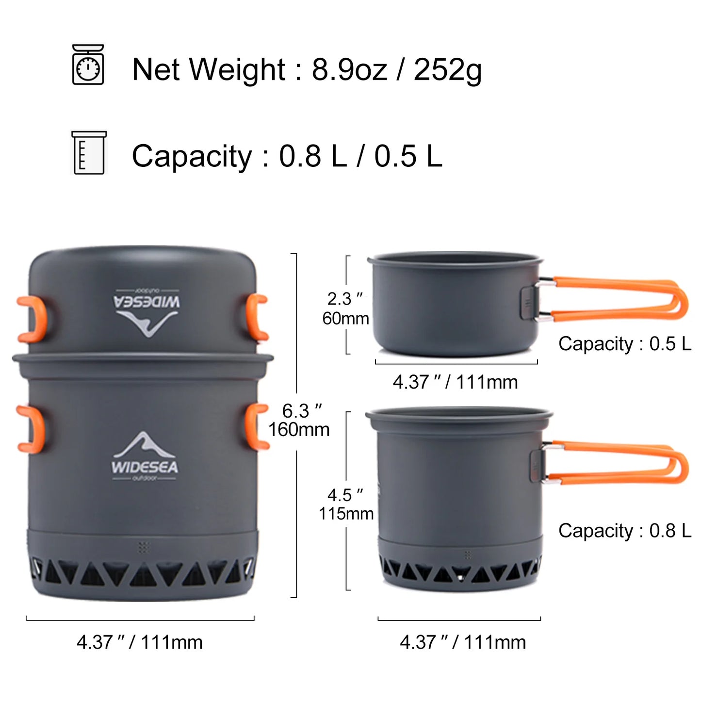 Multi functional Camping Pot
