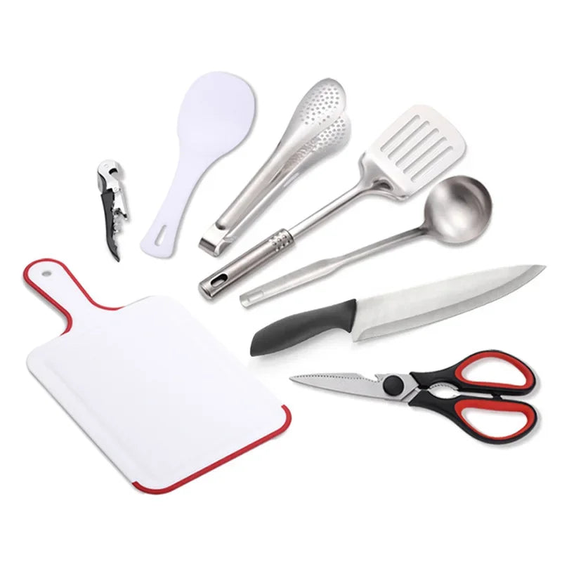 Stainless Steel Utensil Set (9-Piece)