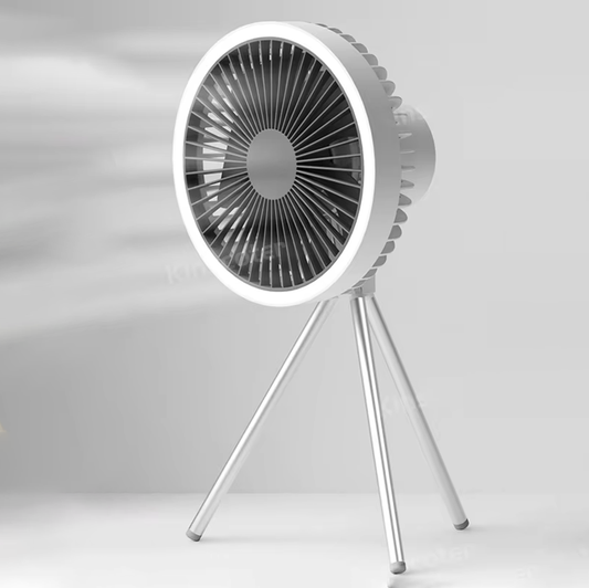 Portable Camping Fan with LED Lights