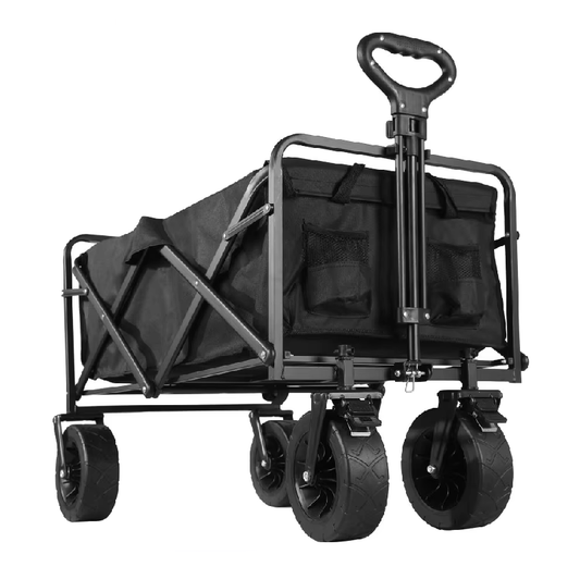 Heavy Duty Collapsible Beach Cart & Table