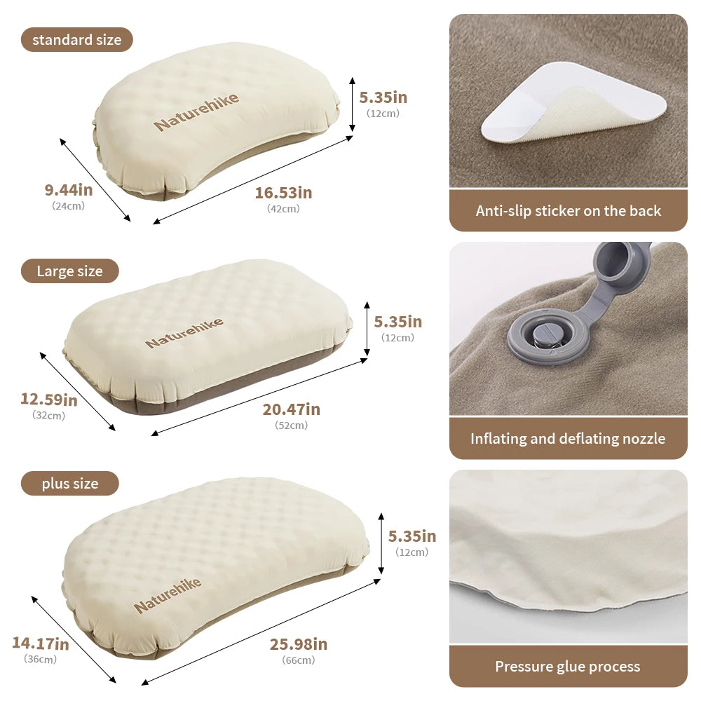 2-in-1 Inflatable Camping Pillow