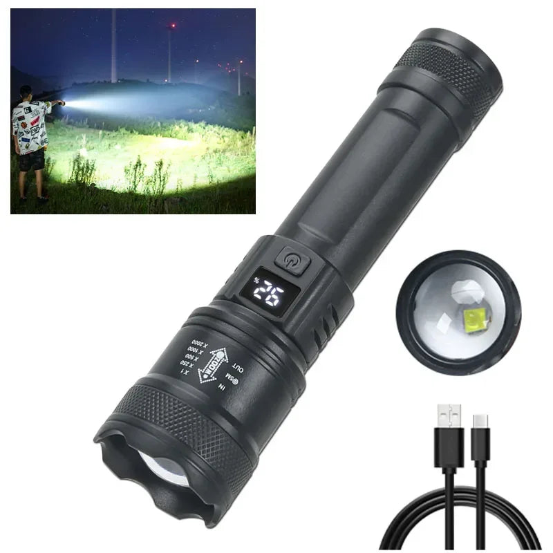 Premium Outdoor LED Camping Flashlight