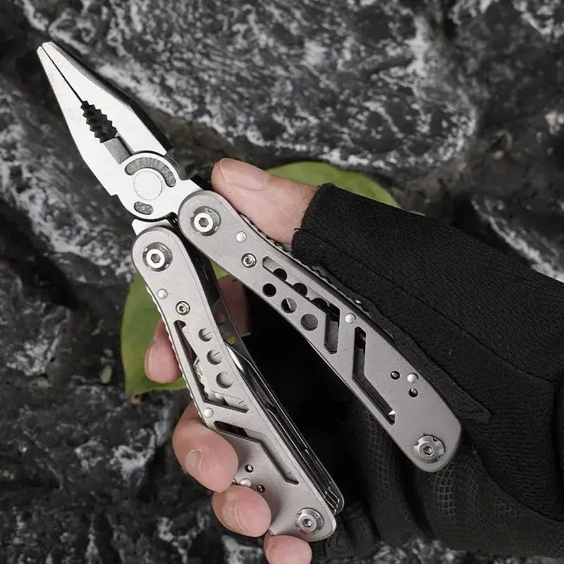 Multifunctional Stainless Steel Multitool with Screwdriver Set