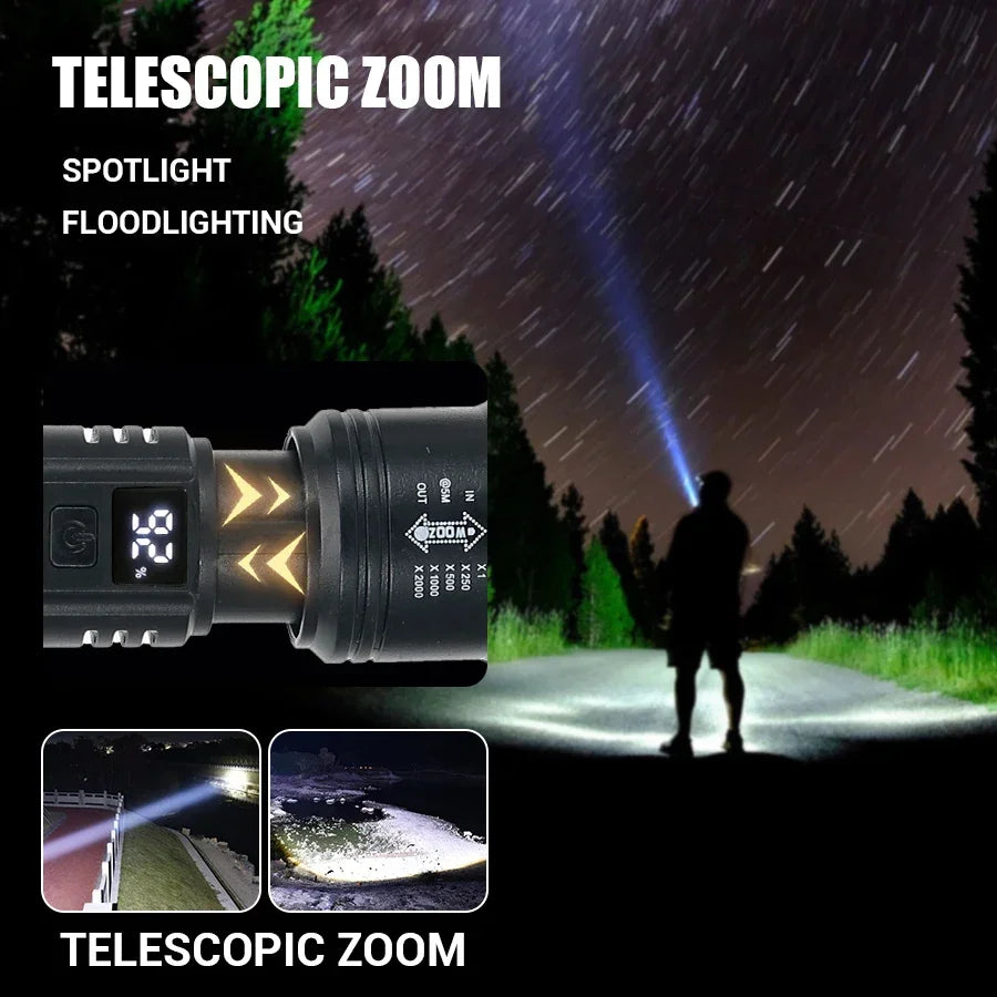 Premium Outdoor LED Camping Flashlight