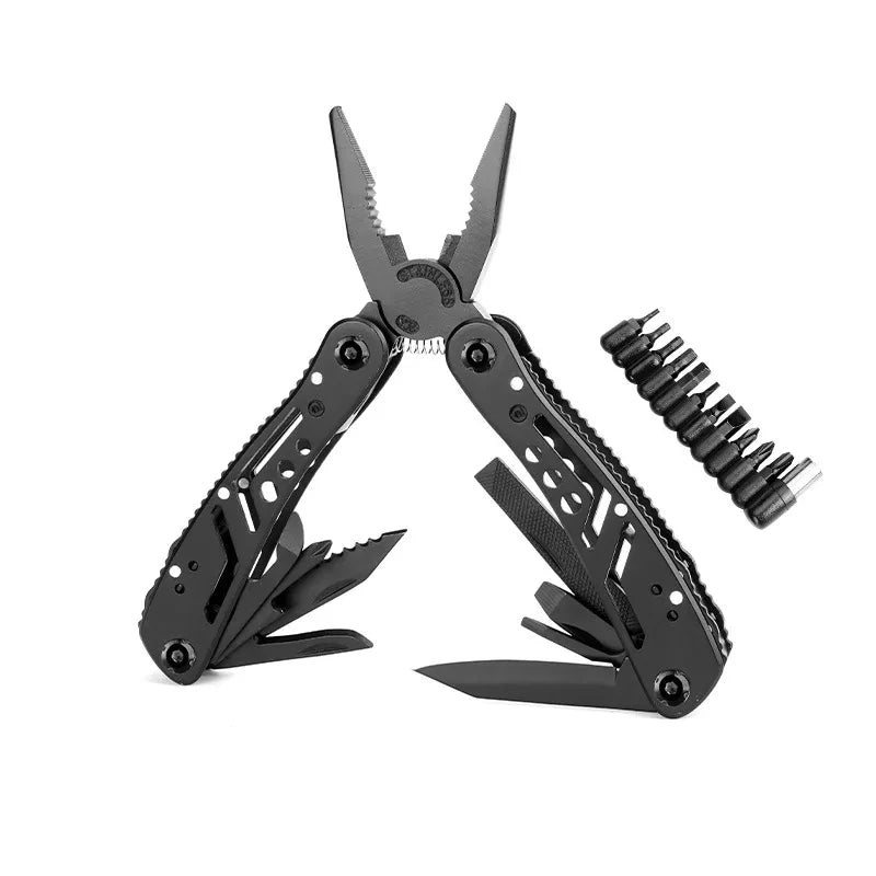 Multifunctional Stainless Steel Multitool with Screwdriver Set