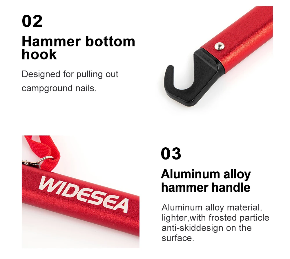 Stainless Steel Camping Hammer